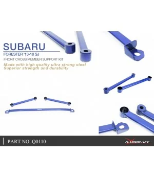 Hardrace Q0110 Front Cross Member Support Kit Subaru Forester