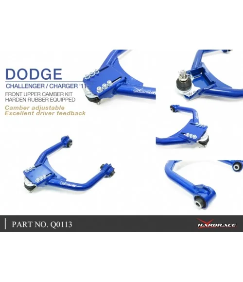 Hardrace Q0113 Front Upper Camber Kit Dodge Challenger, Charger