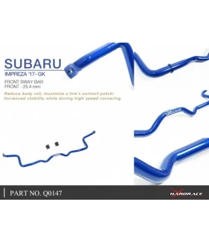 Hardrace Q0147 Front Sway Bar Subaru Impreza