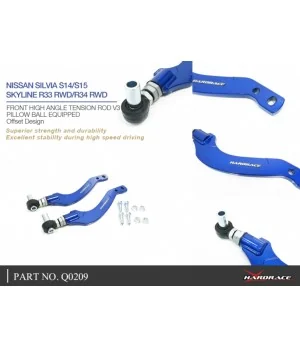 Hardrace Q0209 Front High Angle Tension Rod Nissan 240SX, Skyline