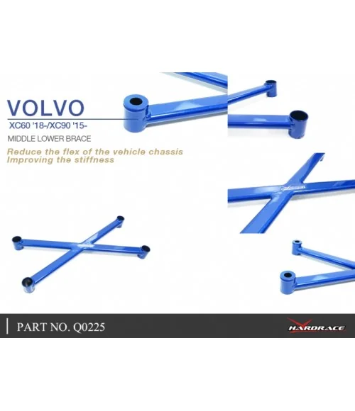 Hardrace Q0225 Middle Lower Brace Volvo XC60, XC90