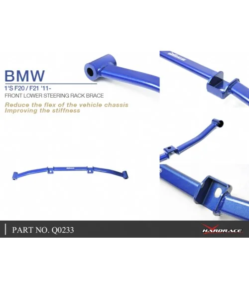 Hardrace Q0233 Front Lower Steering Rack Brace Bmw 1 Series, 3 Series