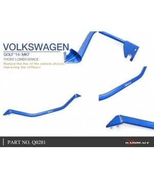 Hardrace Q0281 Front Lower Brace Volkswagen Golf