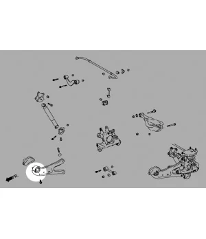 Hardrace Q0329 Rear Trailing Arm Bush Lexus RX, Toyota Highlander, Sienna