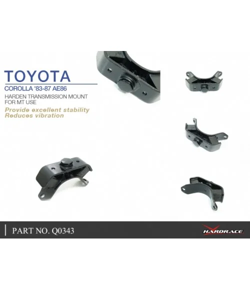 Hardrace Q0343 Harden Transmission Mount Toyota 86