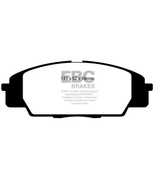 EBC Yellowstuff DP41254R Brake Pads Front (Honda S2000 99-09) 