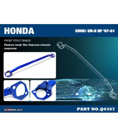 Hardrace Q0397 Front Strut Brace Honda Civic