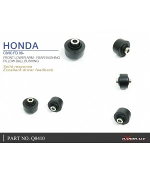 Hardrace Q0410 Front Lower Arm - Rear Bushing Honda Civic