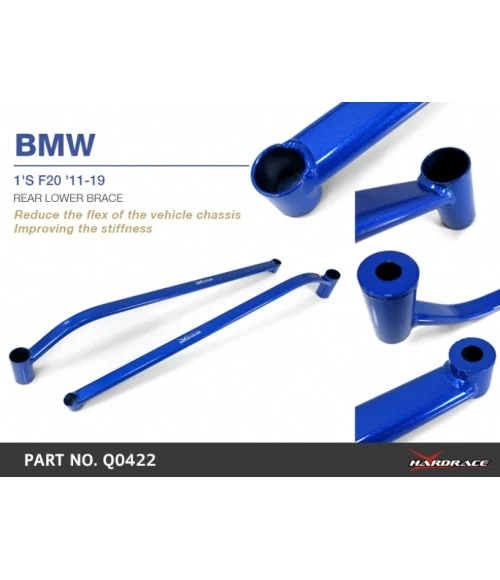 Hardrace Q0422 Rear Lower Brace Bmw 1 Series