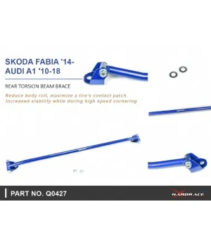 Hardrace Q0427 Rear Torsion Beam Brace Audi A1, Skoda Fabia