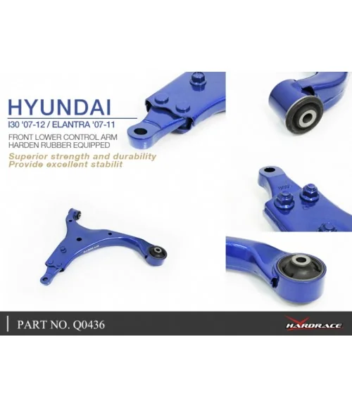 Hardrace Q0436 Front Lower Control Arm Hyundai I-30