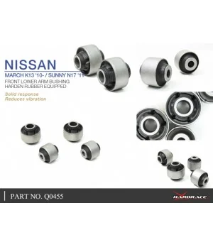 Hardrace Q0455 Front Lower Arm Bushing Nissan March