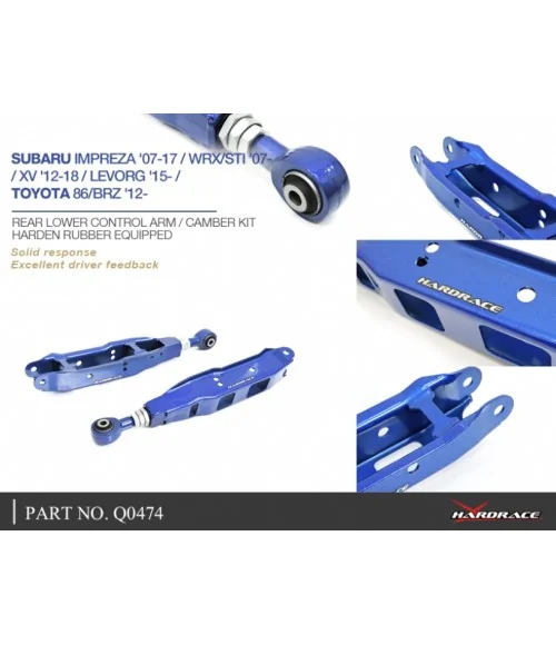 Hardrace Q0474 Rear Lower Control Arm Scion, Subaru, Toyota