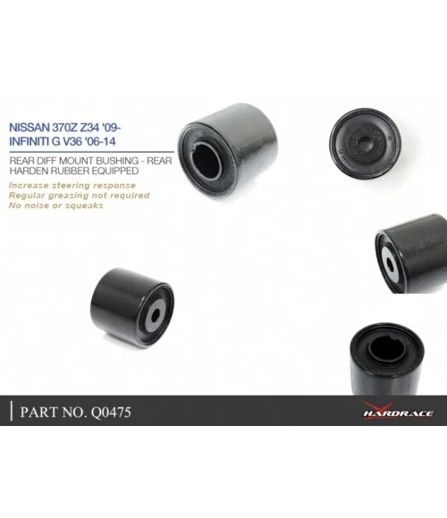 Hardrace Q0475 Rear Diff Mount Bushing Infiniti G series, Nissan Skyline, Z-series 