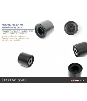 Hardrace Q0475 Rear Diff Mount Bushing Infiniti G series, Nissan Skyline, Z-series 