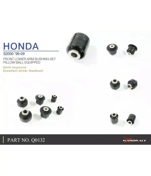 Hardrace Q0132 Set boccole braccio inferiore anteriore Honda S2000 