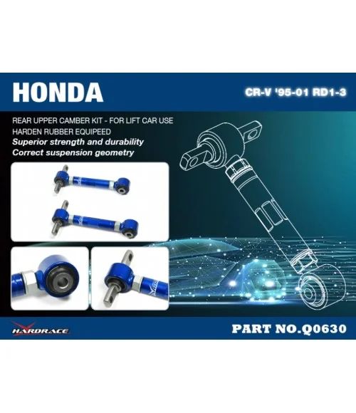 Hardrace Q0630 Rear Upper Camber Kit Honda CR-V