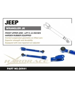 Hardrace Q0641 Front Upper Arm Jeep Wrangler, Wrangler unlimited