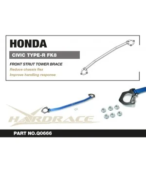 Hardrace Q0666 Front Strut Tower Brace Honda Civic