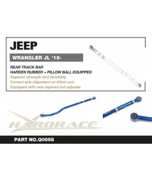 Hardrace Q0668 Rear Track Bar Jeep Wrangler, Wrangler unlimited