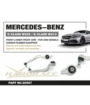 Hardrace Q0687 Front Lower - Front Arm Mercedes-Benz C-class, E-class