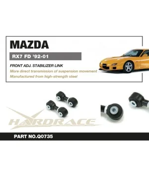 Hardrace Q0735 Front Adj. Stabilizer Link Mazda RX-7