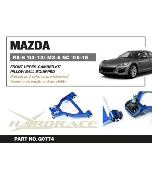 Hardrace Q0774 Front Upper Camber Kit Mazda MX-5 Miata, RX-8