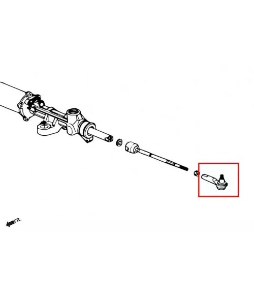 Hardrace 6441 Rc Tie Rod End Set Honda S2000 