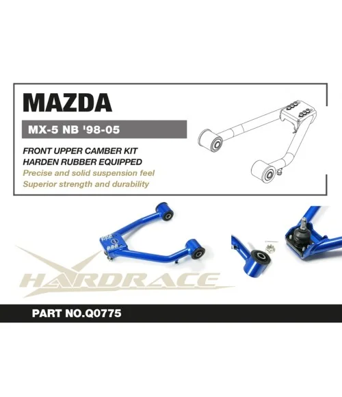 Hardrace Q0775 Front Upper Camber Kit Mazda MX-5 Miata