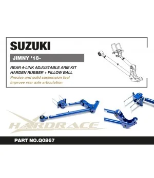 Hardrace Q0867 Rear 4-link Arm Kit Suzuki Jimny