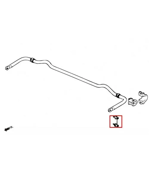 Hardrace 6992 Link Barra Stabilizzatrice Posteriore Honda S2000 