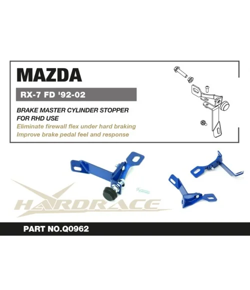 Hardrace Q0962 Brake Master Cylinder Stopper Mazda RX-7