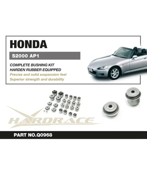 Hardrace Q0968 Complete Bushing Kit Honda S2000 