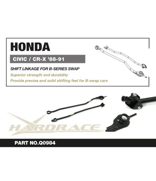 Hardrace Q0984 B-series Swap Shift Linkage Honda CRX, Civic