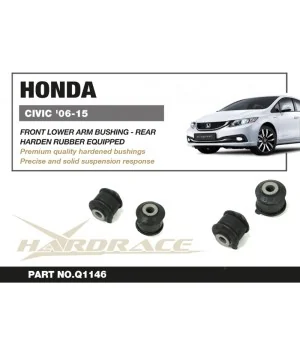 Hardrace Q1146 Front Lower Arm Bushing - Rear Honda Civic 