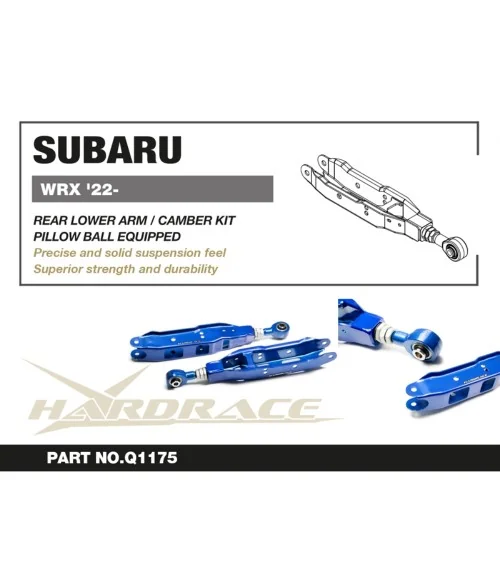 Hardrace Q1175 Rear Lower Arm / Camber Kit Subaru WRX