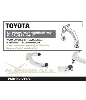 Hardrace Q1178 Front Upper Arm Toyota Fj cruiser, 4RUNNER, Land cruiser prado, Lexus GX