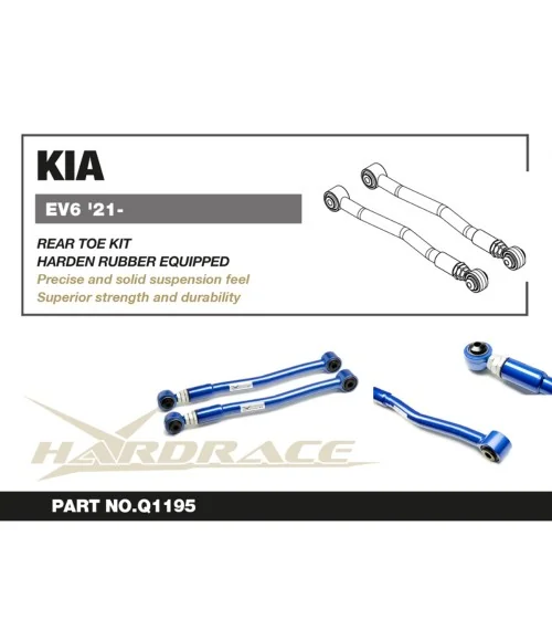 Hardrace Q1195 Rear Toe Kit Kia EV6, Hyundai IONIQ 5, IONIQ 6