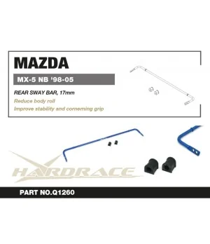 Hardrace Q1260 Rear Sway Bar Mazda MX-5 MIATA