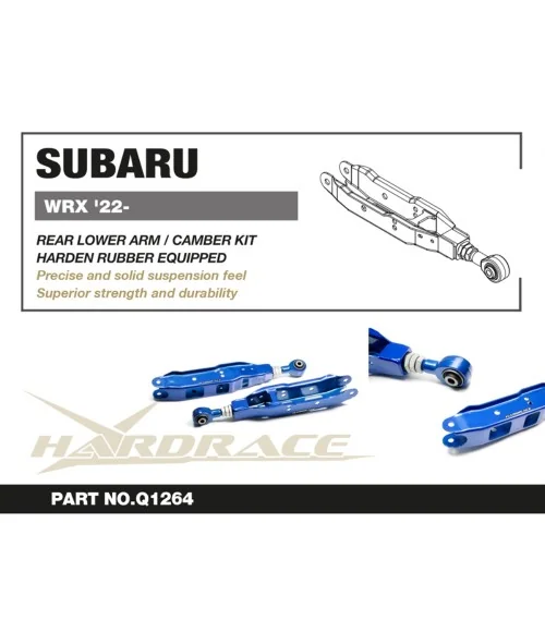 Hardrace Q1264 Rear Lower Arm / Camber Kit Subaru WRX