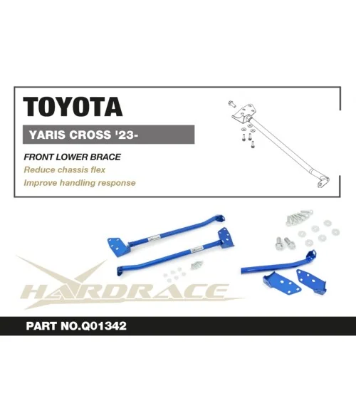 Hardrace Q1342 Front Lower Brace Toyota Yaris cross