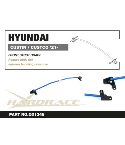 Hardrace Q1348 Front Strut Brace Hyundai Custin / custo