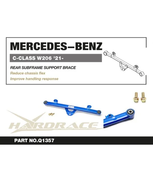 Hardrace Q1357 Rear Subframe Support Brace Mercedes-benz C-class