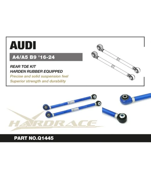 Hardrace Q1445 Rear Toe Kit Audi A4, A5, S4/RS4, S5/RS5