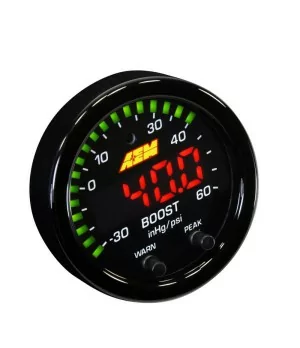 AEM 30-0308 X-Series Boost Pressure Gauge 4 BAR - 60 PSI 