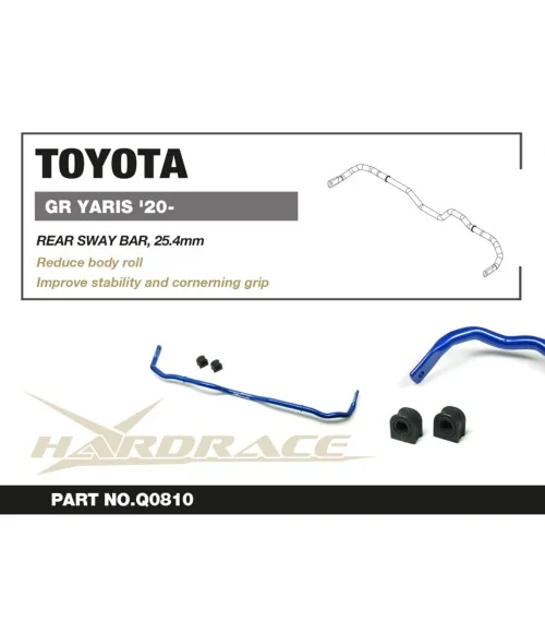 Hardrace Q0810 Rear Sway Bar Toyota Yaris