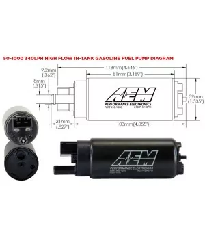 AEM 50-1000 Pompa Carburante Universale 340 Lph 