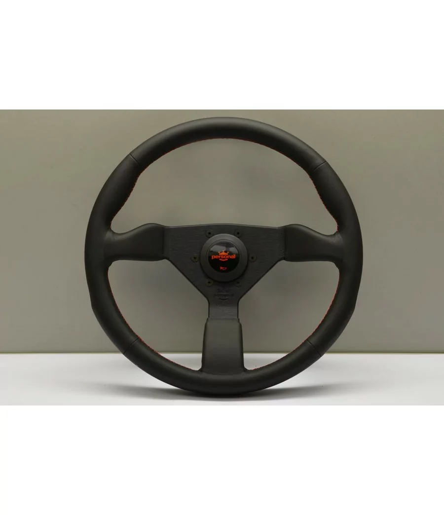 Personal Neo Grinta 350 mm Steering Wheel, Black Leather 