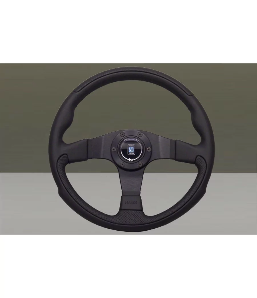 Nardi Leader 350 mm Steering Wheel, Black Leather 