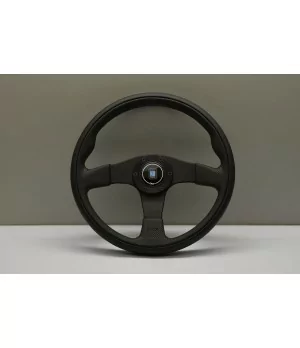 Nardi Twin 350 mm Steering Wheel, Black Leather 